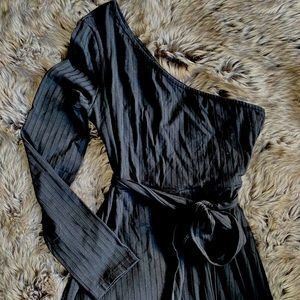 NEW One Shoulder SHEIN Dress - Black - L